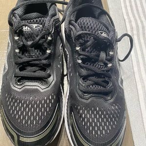 MBT women walking shoes black/grey